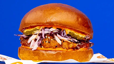 Gochu chicken coleslaw bun