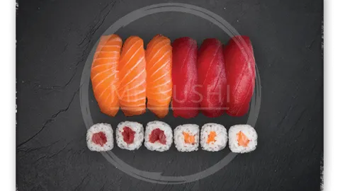 Sushi salmon tuna