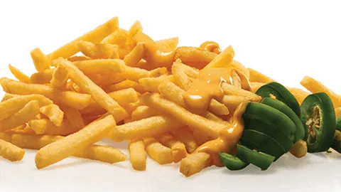Cheesy hot fries