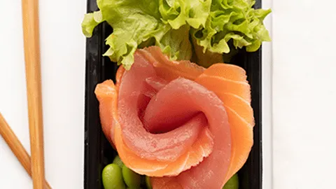 Sashimi mix zalm tonijn glutenvrij