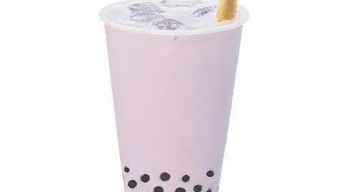 Taro milk latte