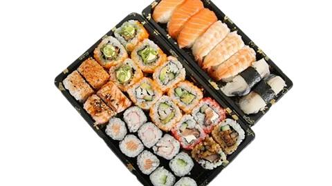 Sushi box L, 33 stuks