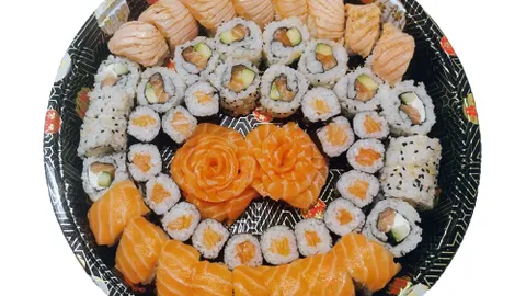 Sushi island box 2 (zalm box, 48 stuks)