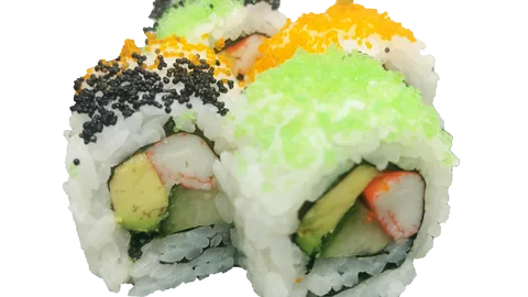 Rainbow California roll