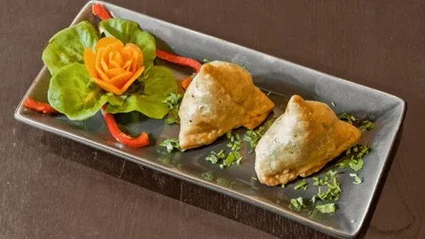 Vegetarische samosa