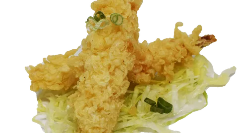 100. Tempura garnalen