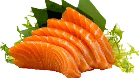 Salmon sashimi