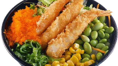 Poke ebi fry