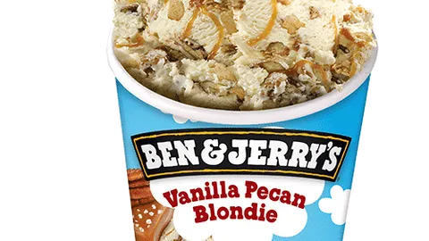 Ben & Jerry's Vanilla Pecan Blondie 465ml