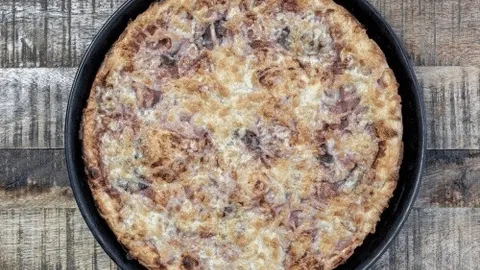 Pizza carbonada ala gorgonzola