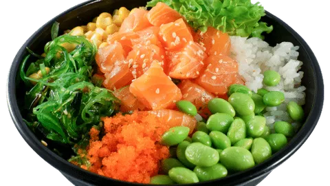 Poké salmon