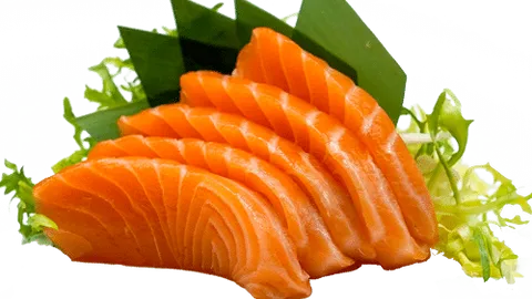 Salmon sashimi