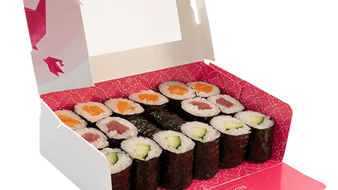 Triple maki box