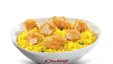 Crispy chicken rijst