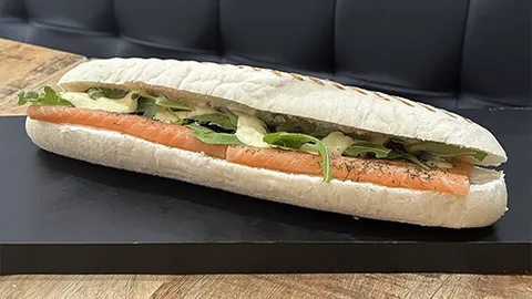 Panini gerookte zalm XL