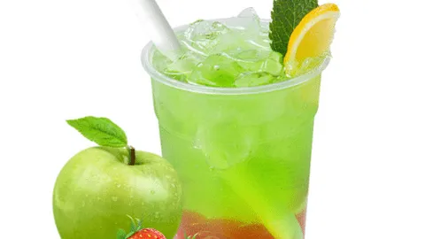 Green apple strawberry fruit tea XL