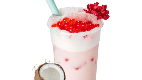 Cocos milk tea strawberry XL