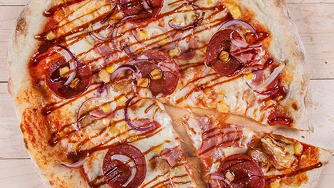 BBQ meat lover pizza