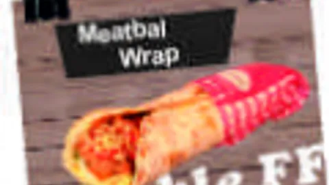 Meatball wrap