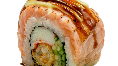 Salmon ebi roll