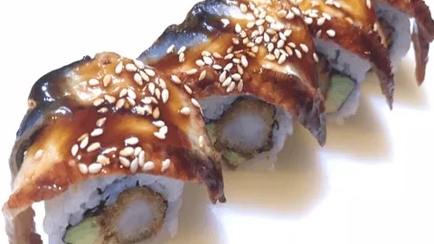 Unagi tempura ebi roll